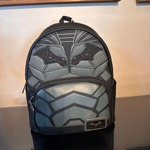 NWT Loungefly DC Comics The Batman Cosplay Mini Backpack